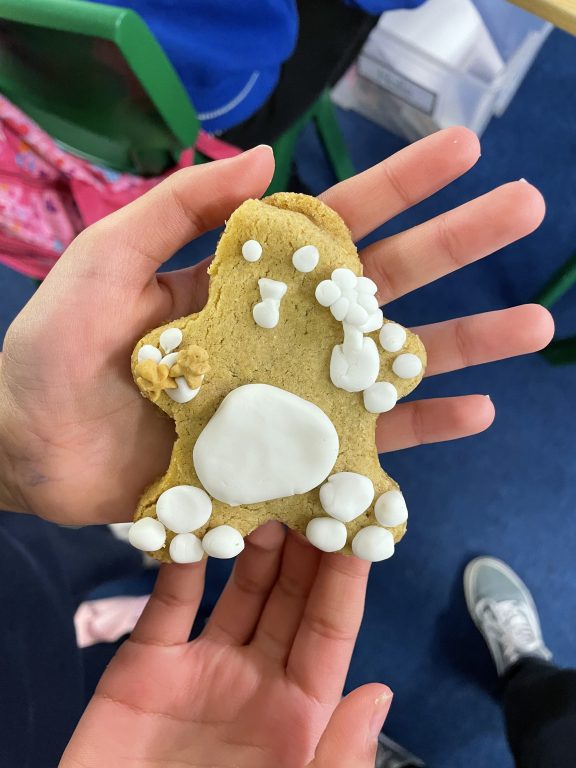A bear inspired gingerbread man